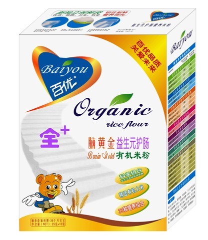 腦黃金益生元護(hù)腸有機(jī)米粉