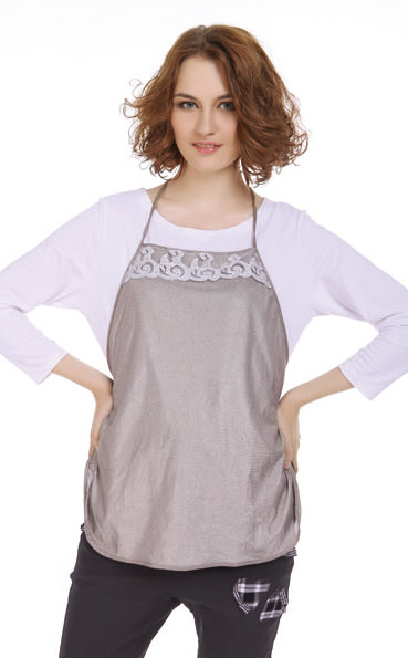 衣+康防輻射全銀單層肚兜