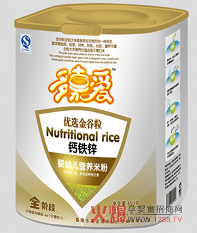 多嘉愛鈣+鐵+鋅營養(yǎng)米粉