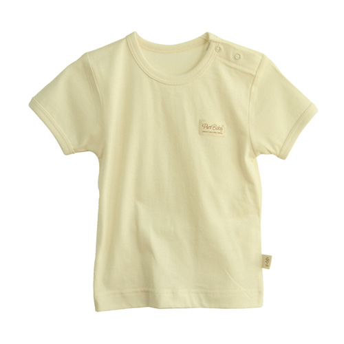 素棉寶貝本色有機棉嬰幼兒短袖T恤