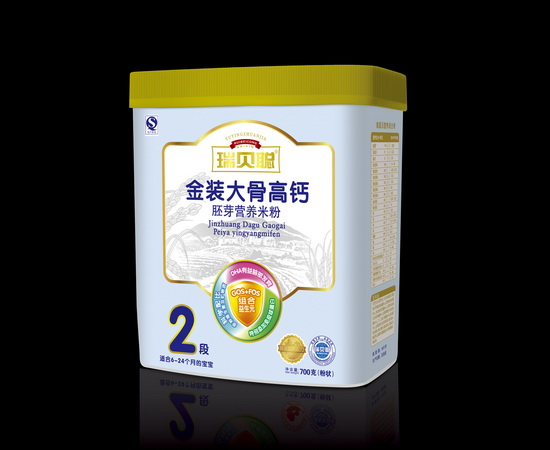 瑞貝聰大骨高鈣胚芽營養(yǎng)米粉2段