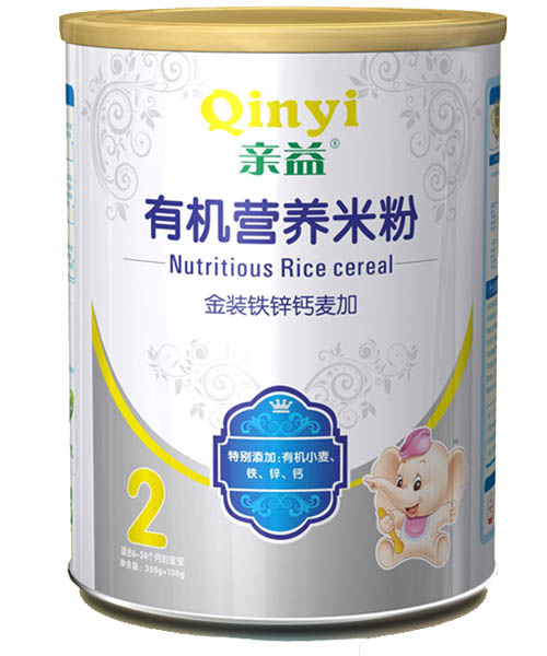 親益紙聽鐵鋅鈣有機(jī)營養(yǎng)米粉2段