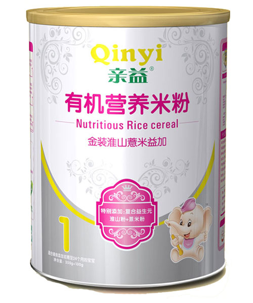 親益紙聽淮山惹米有機(jī)營養(yǎng)米粉1段