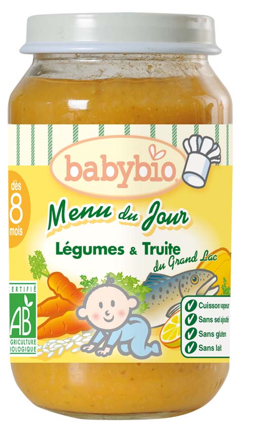 babybio蔬菜鱒魚(yú)泥