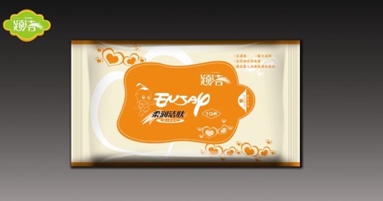 穎潔柔潤潔膚柔濕巾10片