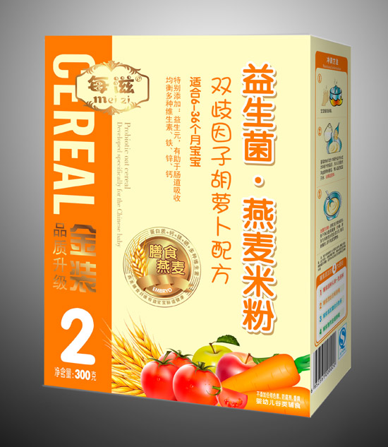 每滋雙歧因子胡蘿卜營(yíng)養(yǎng)米粉