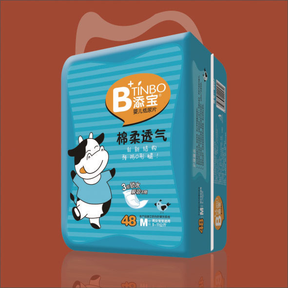 添寶棉柔透氣yinge紙尿片M48