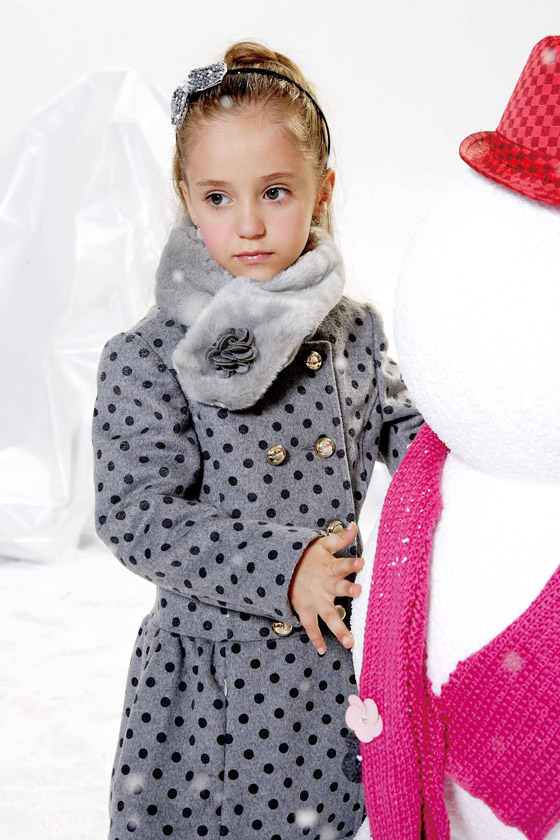 鉛筆俱樂部灰色點點童裝