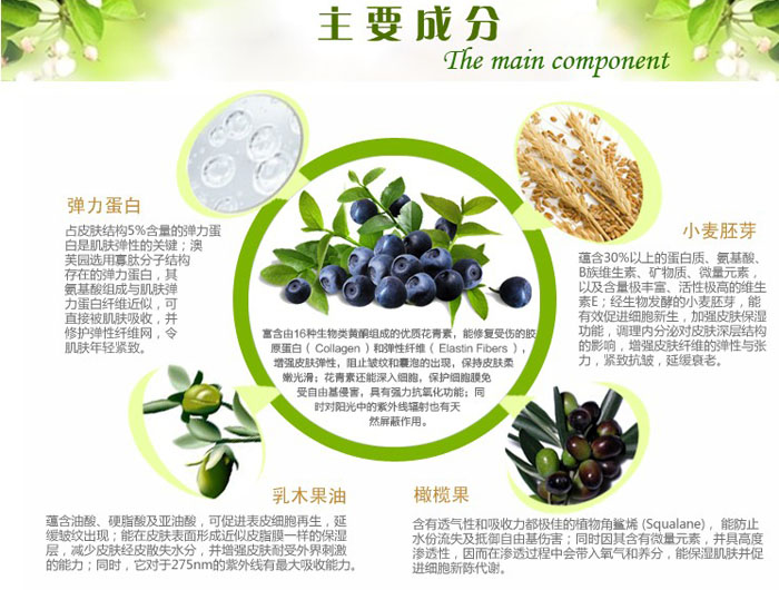 藍莓嫩膚緊致彈力霜 50g