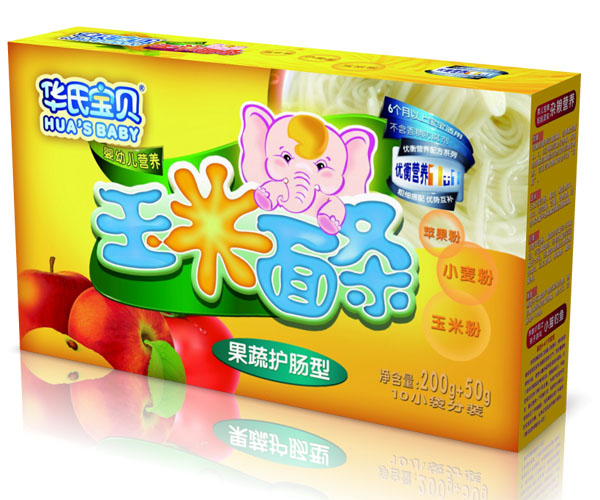 華氏寶貝果蔬護(hù)腸玉米面條