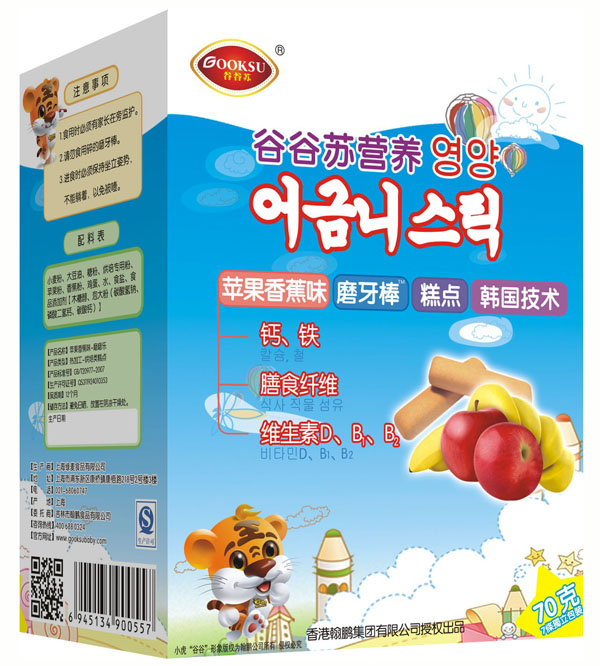 谷谷蘇蘋(píng)果香蕉味磨牙棒