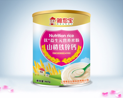 雅思寶山楂鐵鋅鈣優(yōu)+益生元營(yíng)養(yǎng)米粉