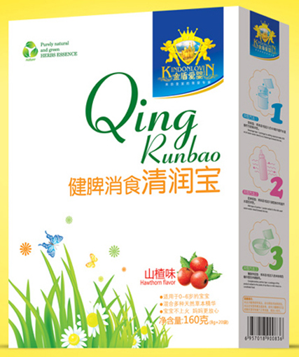 金盾愛(ài)嬰健脾消食山楂味清潤(rùn)寶