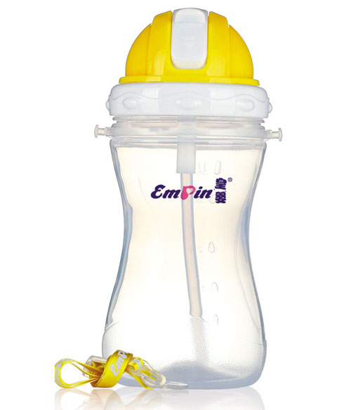 皇嬰防滴漏大水壺360ml黃色