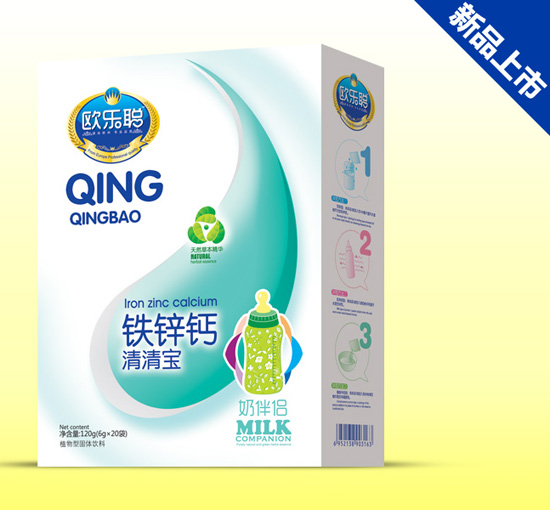 歐樂聰鐵鋅鈣清清寶盒裝