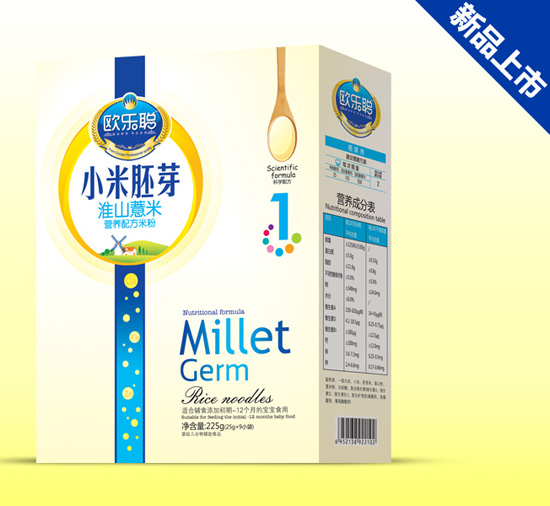 歐樂聰淮山薏米小米胚芽盒裝1段