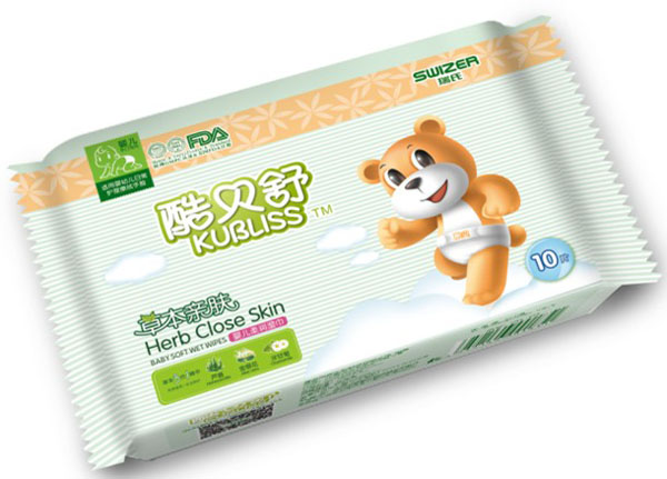 酷貝舒yinge濕巾手口專(zhuān)用10片裝