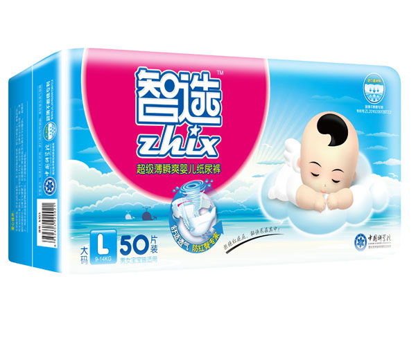 智選超級薄瞬爽嬰兒紙尿褲L