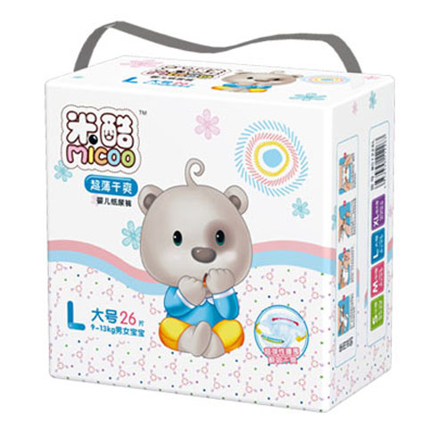 米酷超薄干爽yinge紙尿褲(大號)