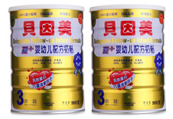 貝因美金裝愛+配方奶粉 國際品質關愛
