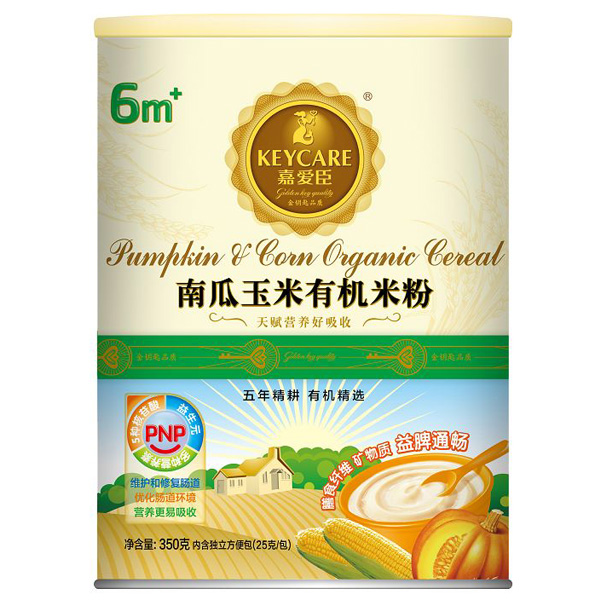 嘉愛臣南瓜玉米有機米粉