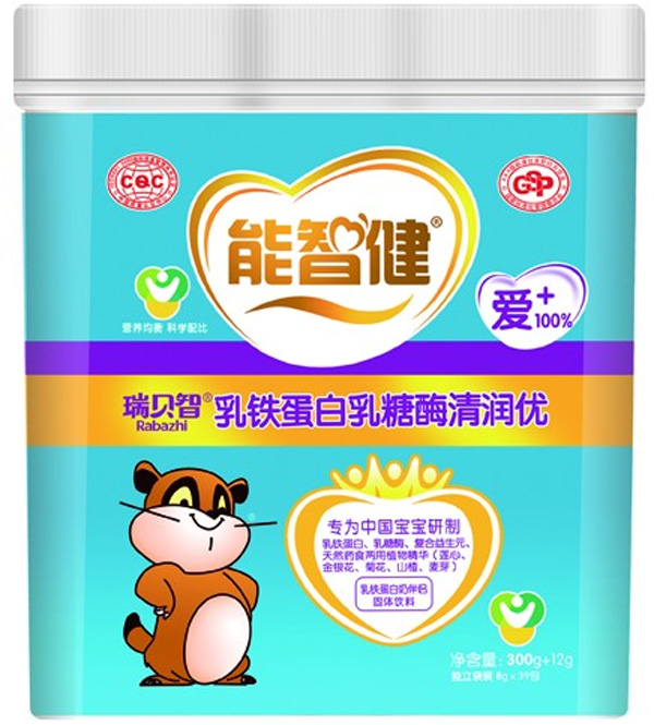 能智健312g乳鐵蛋白乳糖酶清潤優(yōu)(奶伴侶)