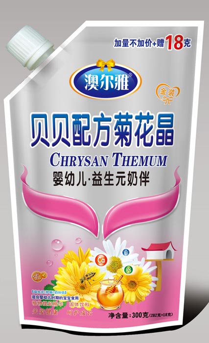 澳爾雅yingye益生元奶伴菊花晶