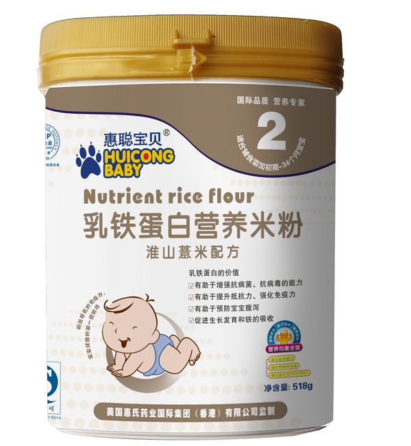 惠聰寶貝2段淮山薏米配方米粉518克