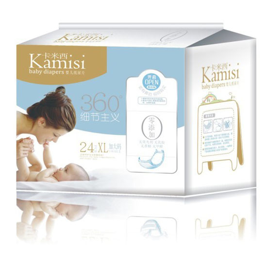 卡米西360°細(xì)節(jié)主義紙尿片XL24