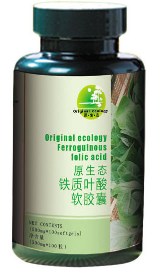 原生態(tài)鐵質(zhì)葉酸軟膠囊