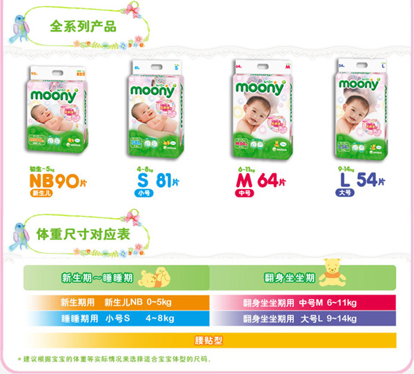 尤妮佳低刺激yinge紙尿褲