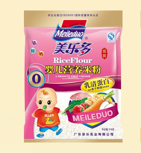 美多樂袋裝乳清蛋白yinge營養(yǎng)米粉0段