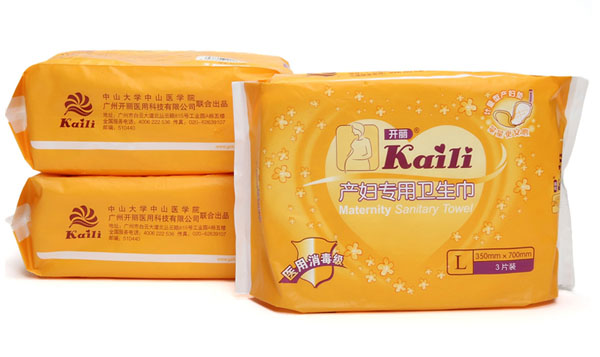 開麗產(chǎn)婦專用衛(wèi)生巾L號3片裝