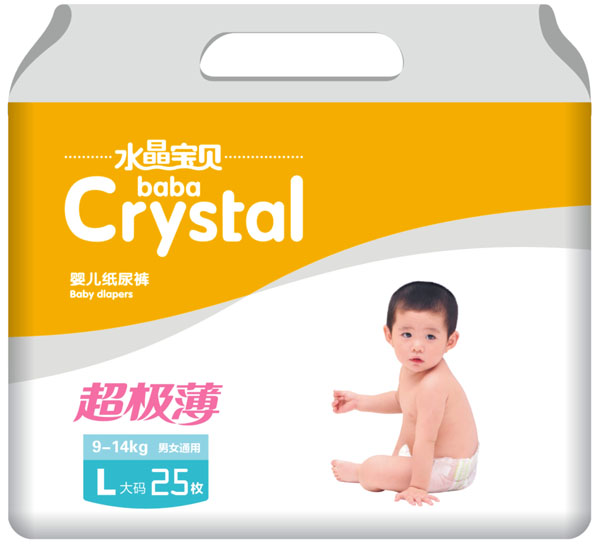 水晶寶貝超級(jí)薄yinge紙尿褲L25