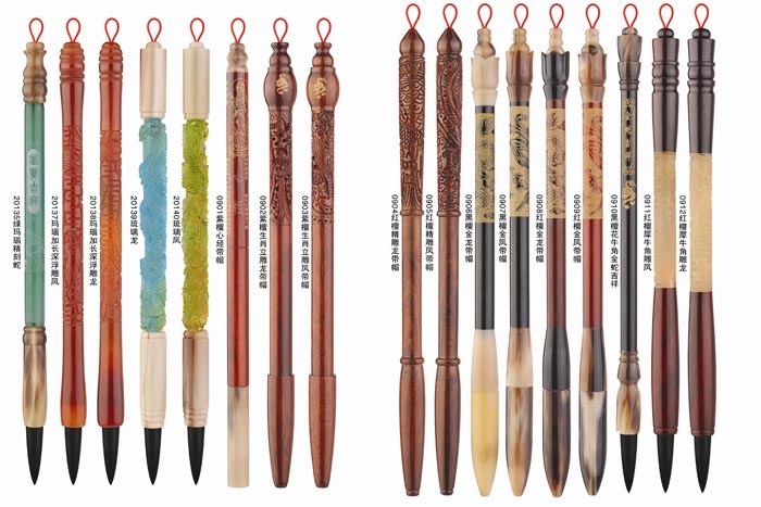 三春暉春暉新款琉璃胎毛筆