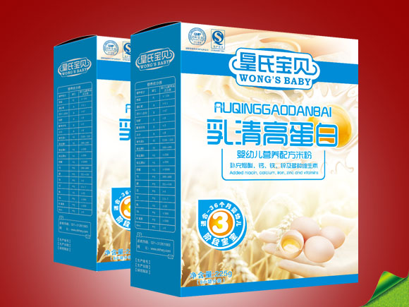 皇氏寶貝盒裝乳清高蛋白營養(yǎng)米粉3段