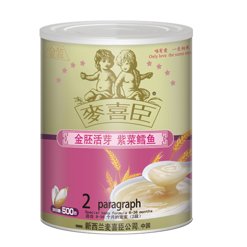 麥喜臣金胚活芽紫菜鱈魚(yú)米米粉(聽(tīng)裝)