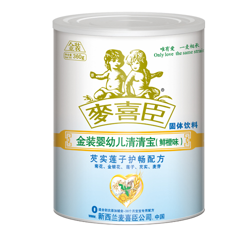 麥喜臣金裝yingye清清寶鮮橙味(聽(tīng)裝)