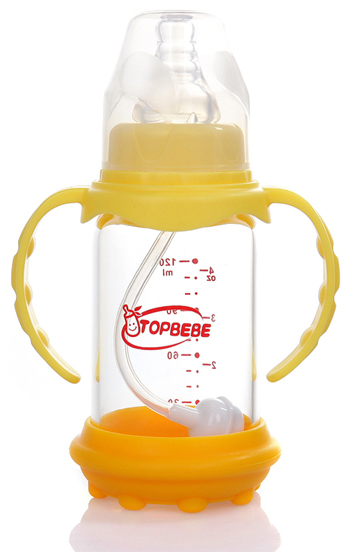 淘寶樂標口玻璃奶瓶120ml