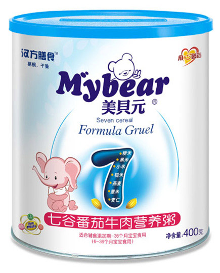 美貝元七谷番茄牛肉營養(yǎng)粥