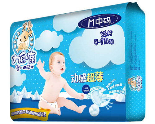 九色鹿動(dòng)感超薄紙尿片M36