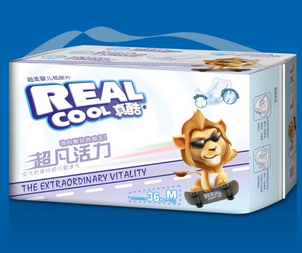 真酷超凡活力尿片中號36片