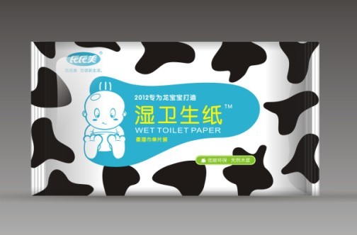 氏氏美單片裝寶寶專用型濕木漿紙