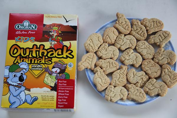 澳洲特色動(dòng)物兒童無敏香草味盒裝餅干