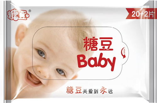 糖豆22片裝無香yinge濕巾