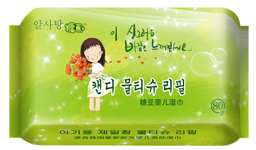 糖豆80片裝yinge濕巾
