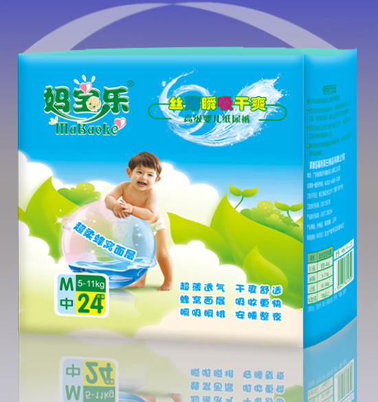 媽寶樂(lè)絲薄瞬吸干爽紙尿褲M24片