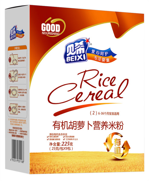 貝希有機(jī)胡蘿卜營(yíng)養(yǎng)米粉