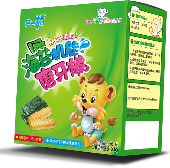 沛悠海苔機能磨牙棒