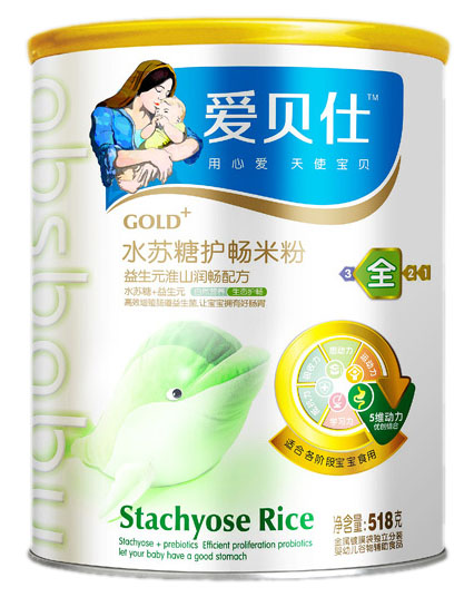 愛貝仕益生元淮山潤暢水蘇糖護暢米粉